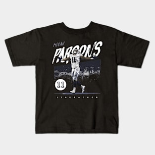 Micah Parsons Dallas Grunge Kids T-Shirt